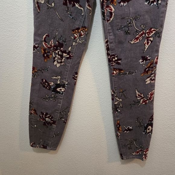 Pilcro Corduroy Floral Pants Size 27 - Picture 4 of 12